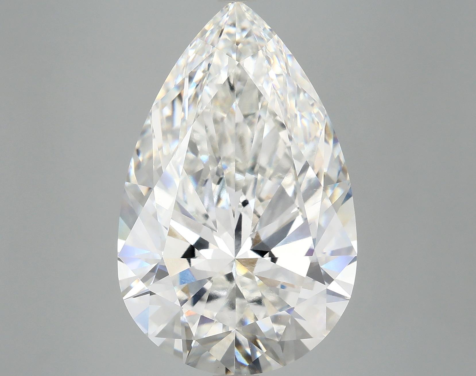10.11 Carat Pear Shaped Ideal Cut VVS2 IGI Certified Lab Grown Diamond
