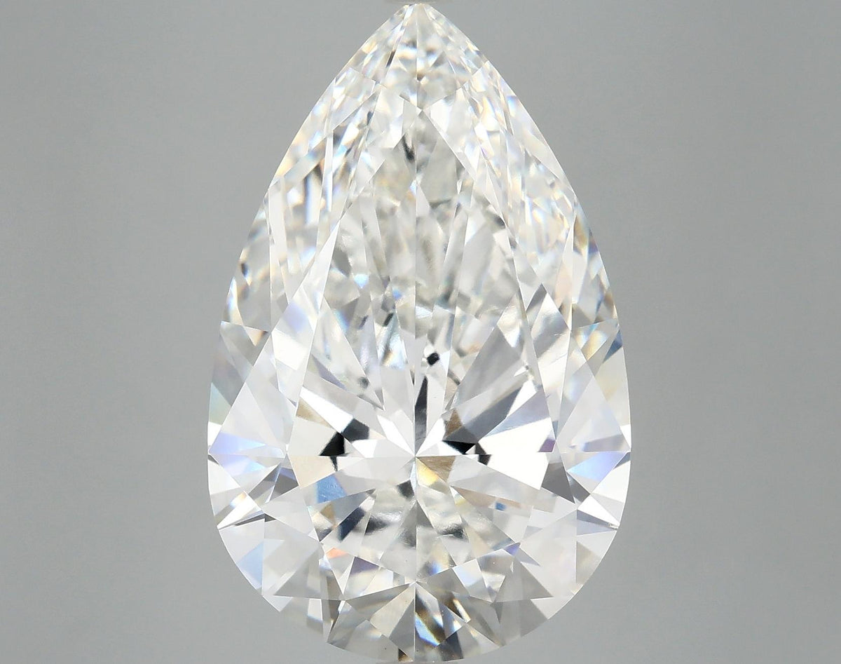 10.11 Carat Pear Shaped Ideal Cut VVS2 IGI Certified Lab Grown Diamond