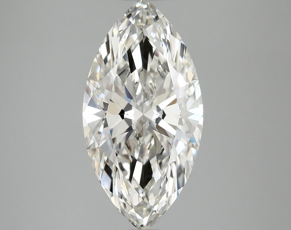 3.02 Carat Marquise Shaped Ideal Cut VVS2 IGI Certified Lab Grown Diamond