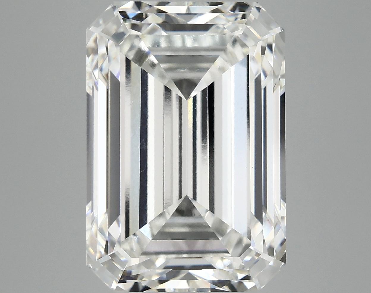 10.2 Carat Emerald Shaped Ideal Cut VVS2 IGI Certified Lab Grown Diamond