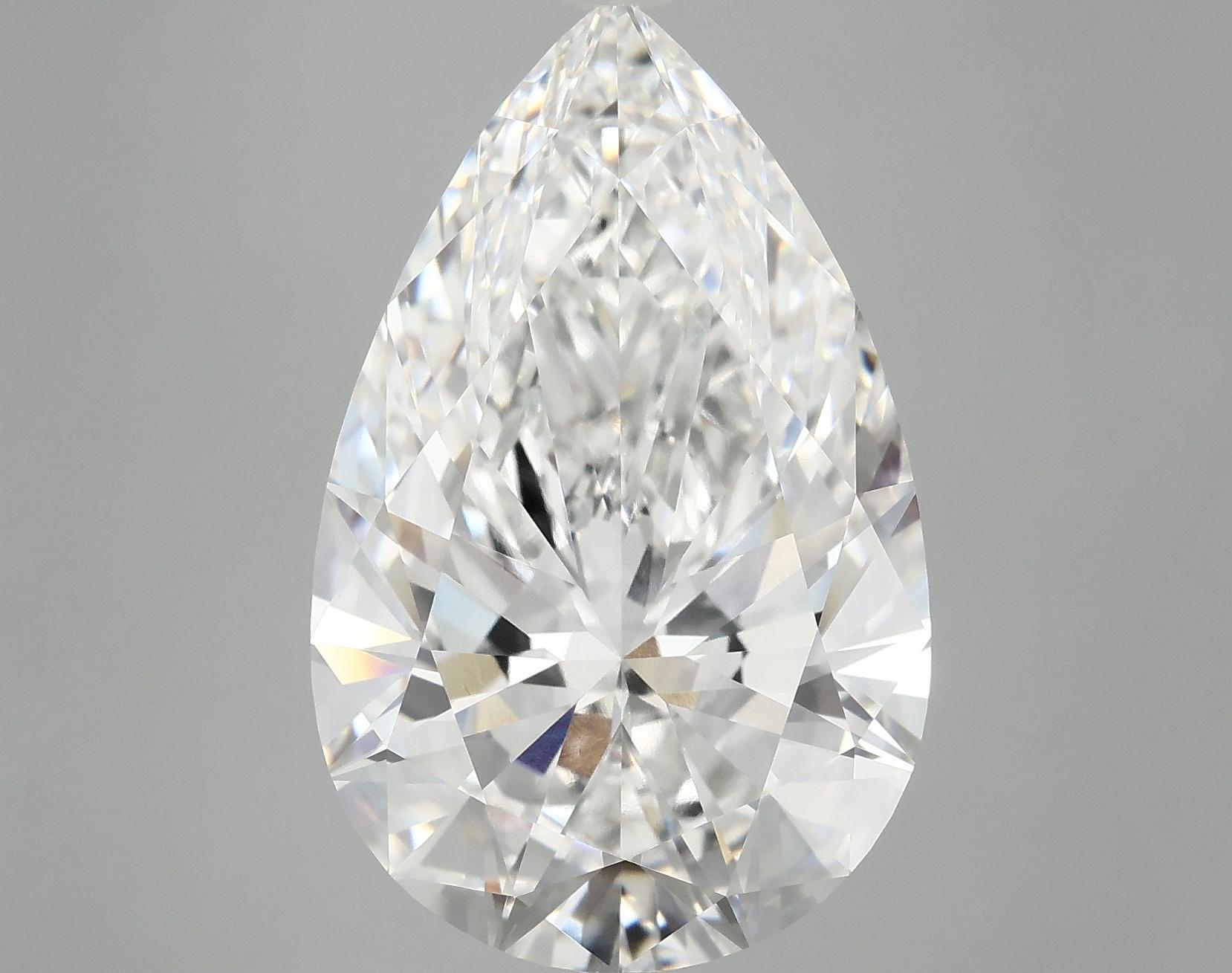 10.37 Carat Pear Shaped Ideal Cut VVS2 IGI Certified Lab Grown Diamond