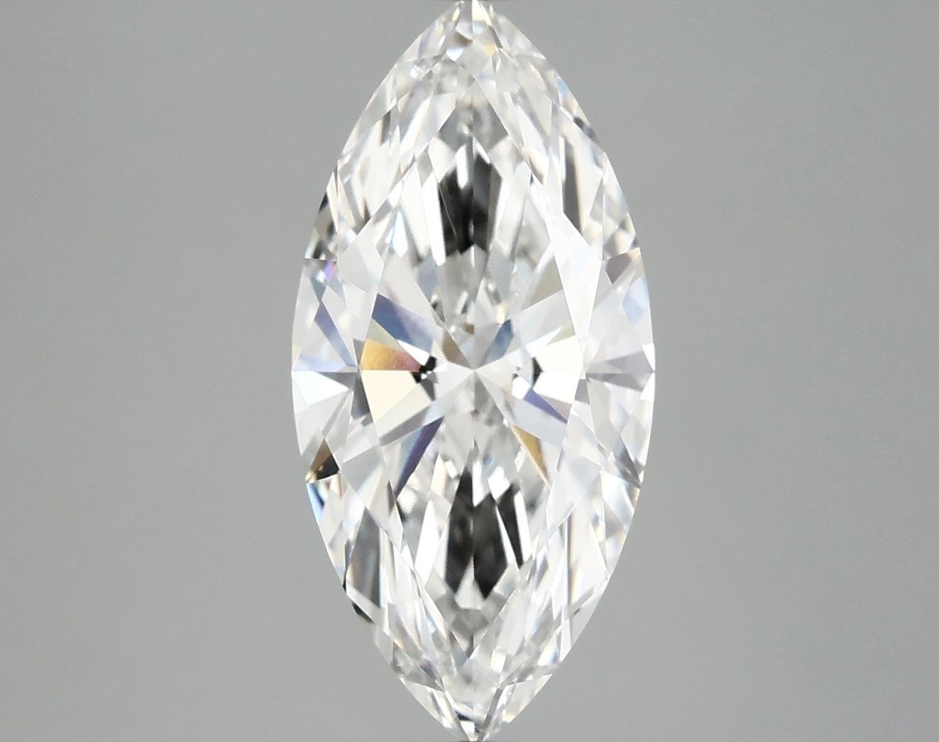 3.07 Carat Marquise Shaped Excellent Cut VVS2 IGI Certified Lab Grown Diamond