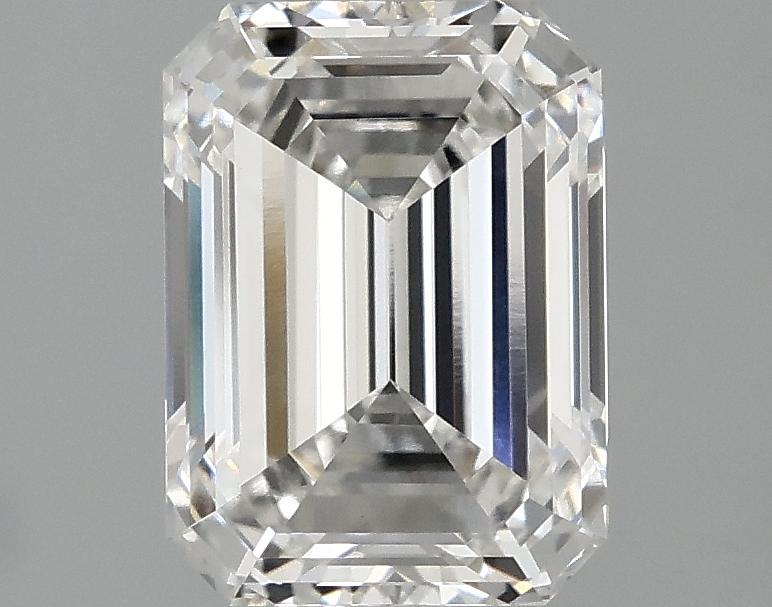 2.1 Carat Emerald Shaped Excellent Cut VVS2 IGI Certified Lab Grown Diamond