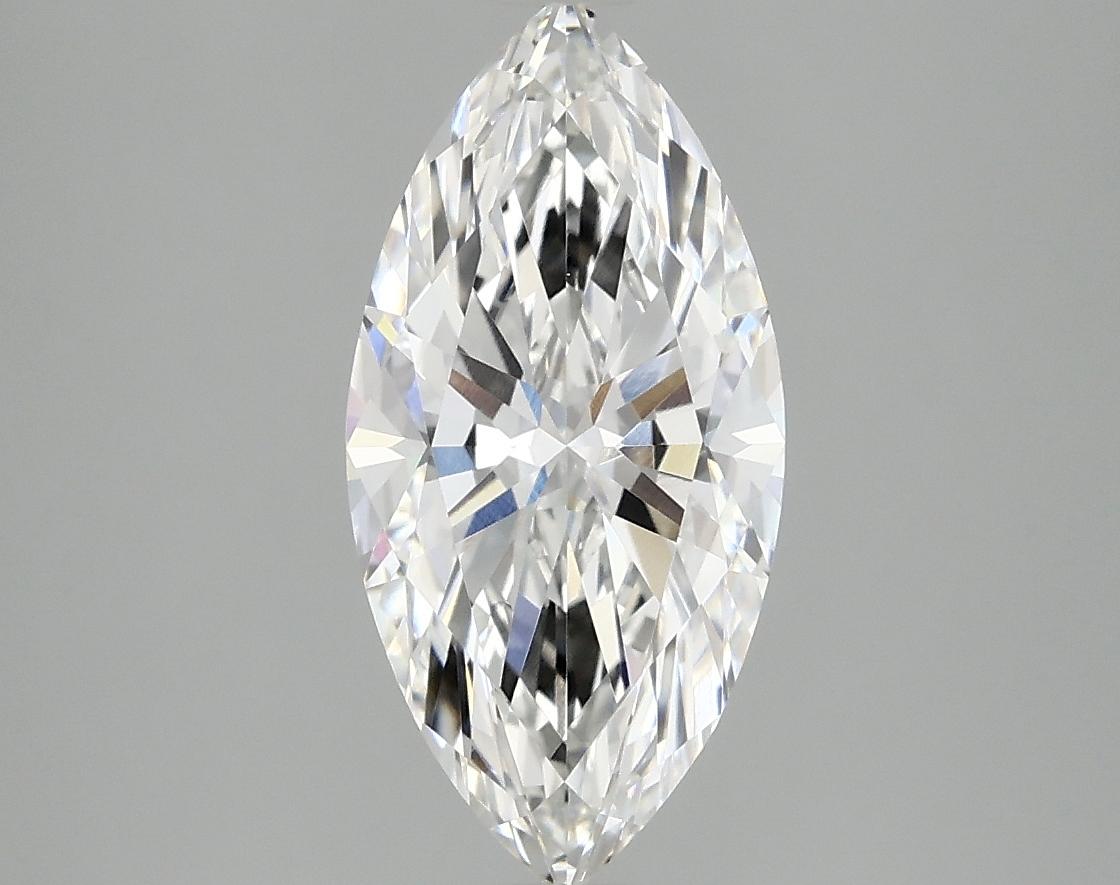 2.08 Carat Marquise Shaped Excellent Cut VVS2 IGI Certified Lab Grown Diamond