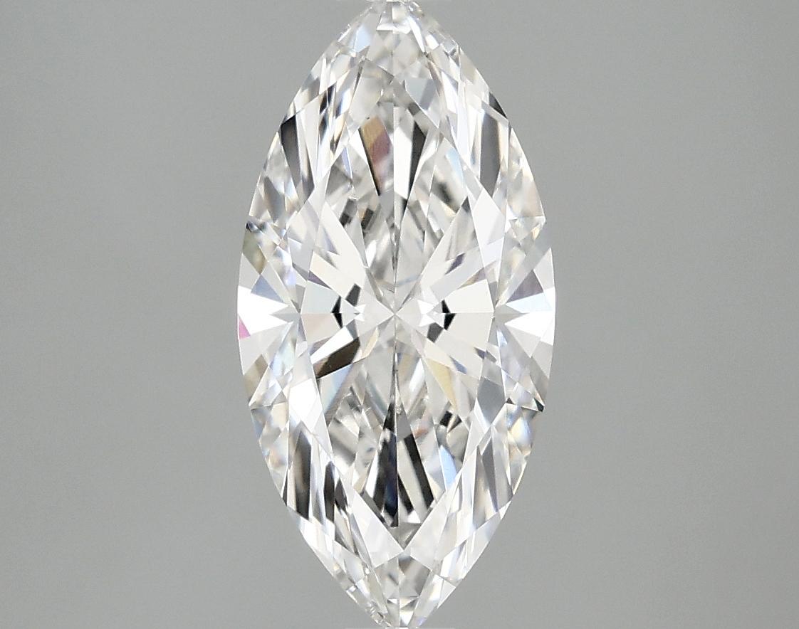 2.03 Carat Marquise Shaped Excellent Cut VVS2 IGI Certified Lab Grown Diamond
