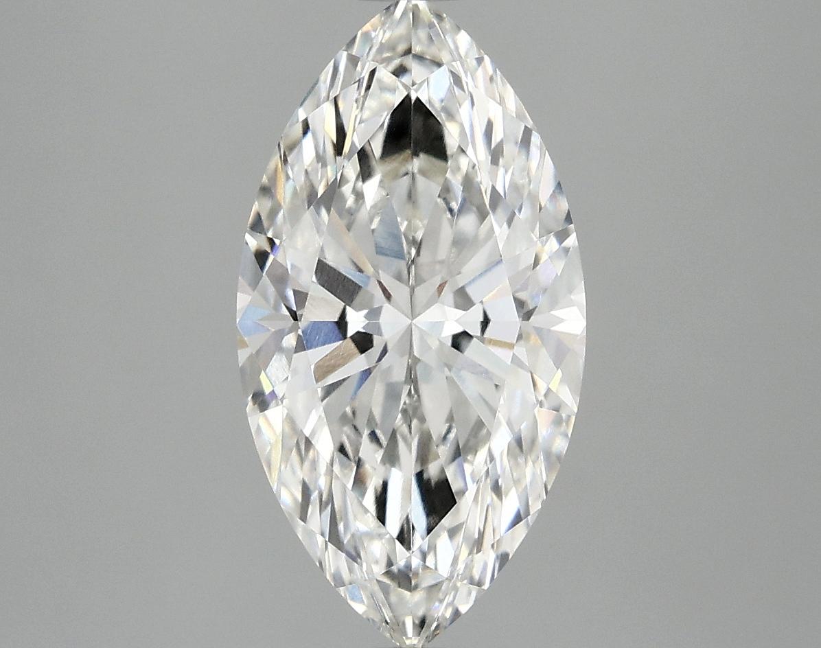 3.05 Carat Marquise Shaped Excellent Cut VVS2 IGI Certified Lab Grown Diamond