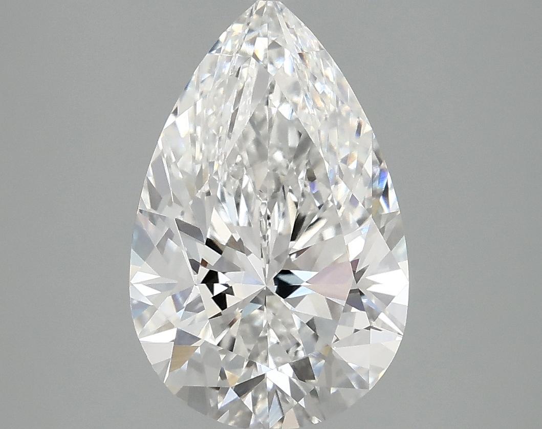 2.93 Carat Pear Shaped Ideal Cut VVS2 IGI Certified Lab Grown Diamond
