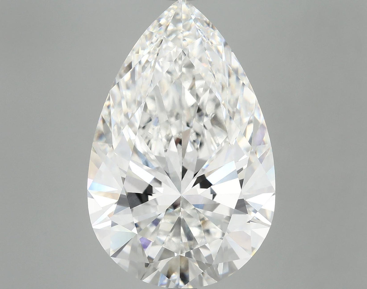 10.6 Carat Pear Shaped Ideal Cut VVS2 IGI Certified Lab Grown Diamond