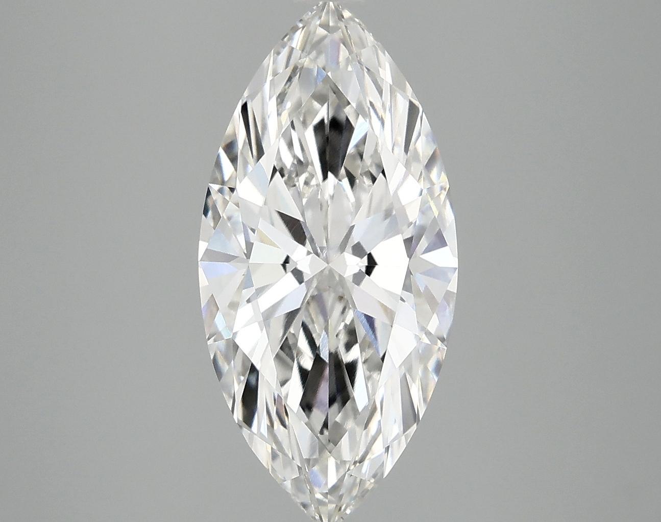 3.02 Carat Marquise Shaped Excellent Cut VVS2 IGI Certified Lab Grown Diamond
