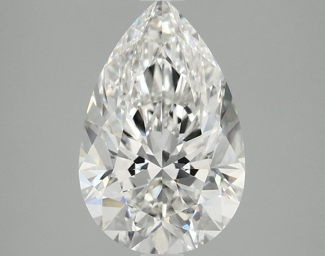 3.05 Carat Pear Shaped Ideal Cut VVS2 IGI Certified Lab Grown Diamond