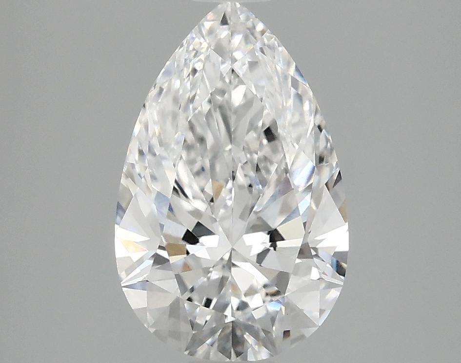 2.06 Carat Pear Shaped Ideal Cut VVS2 IGI Certified Lab Grown Diamond