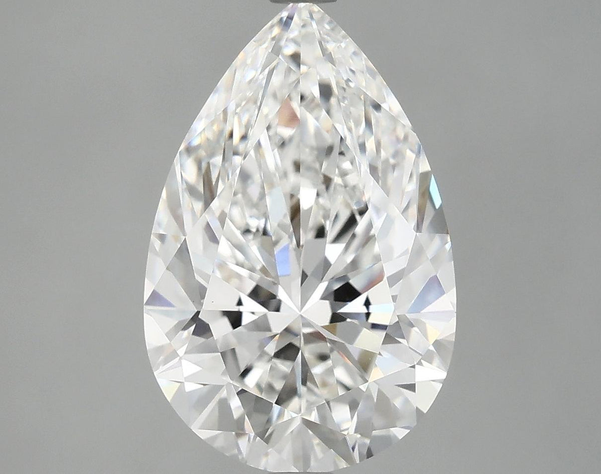 4.89 Carat Pear Shaped Excellent Cut VVS2 IGI Certified Lab Grown Diamond