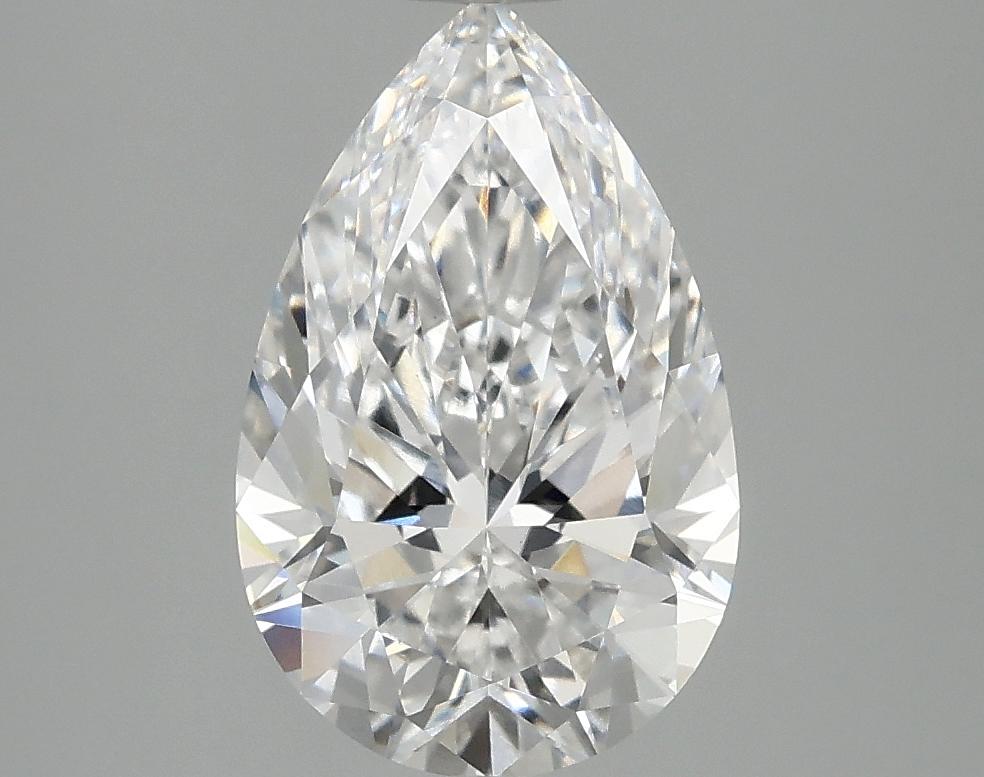 2.52 Carat Pear Shaped Ideal Cut VVS2 IGI Certified Lab Grown Diamond