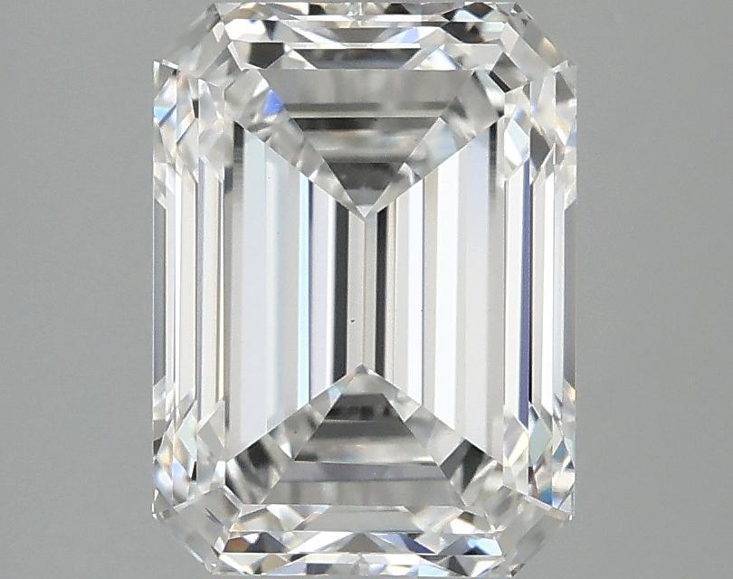 3.04 Carat Emerald Shaped Excellent Cut VVS2 IGI Certified Lab Grown Diamond