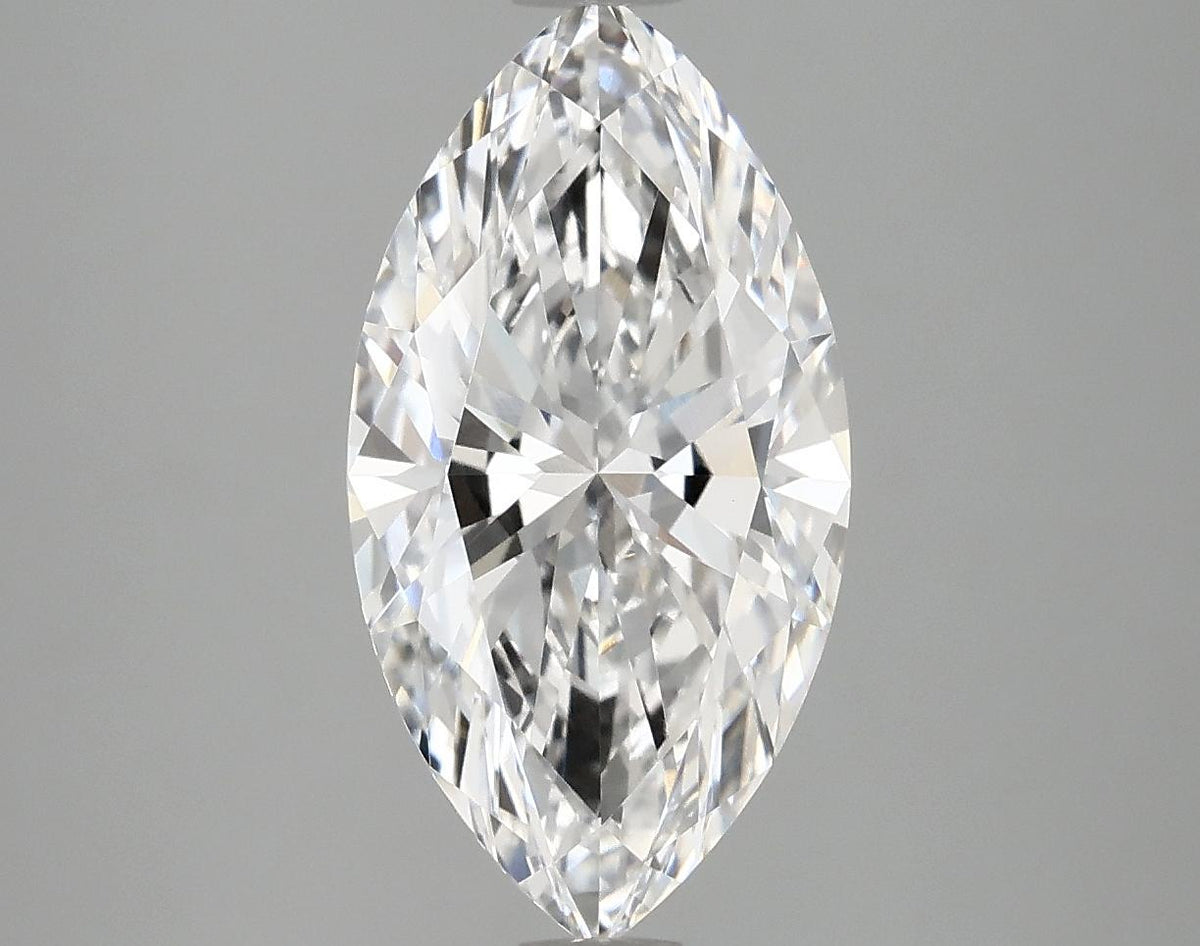 2.99 Carat Marquise Shaped Excellent Cut VVS2 IGI Certified Lab Grown Diamond