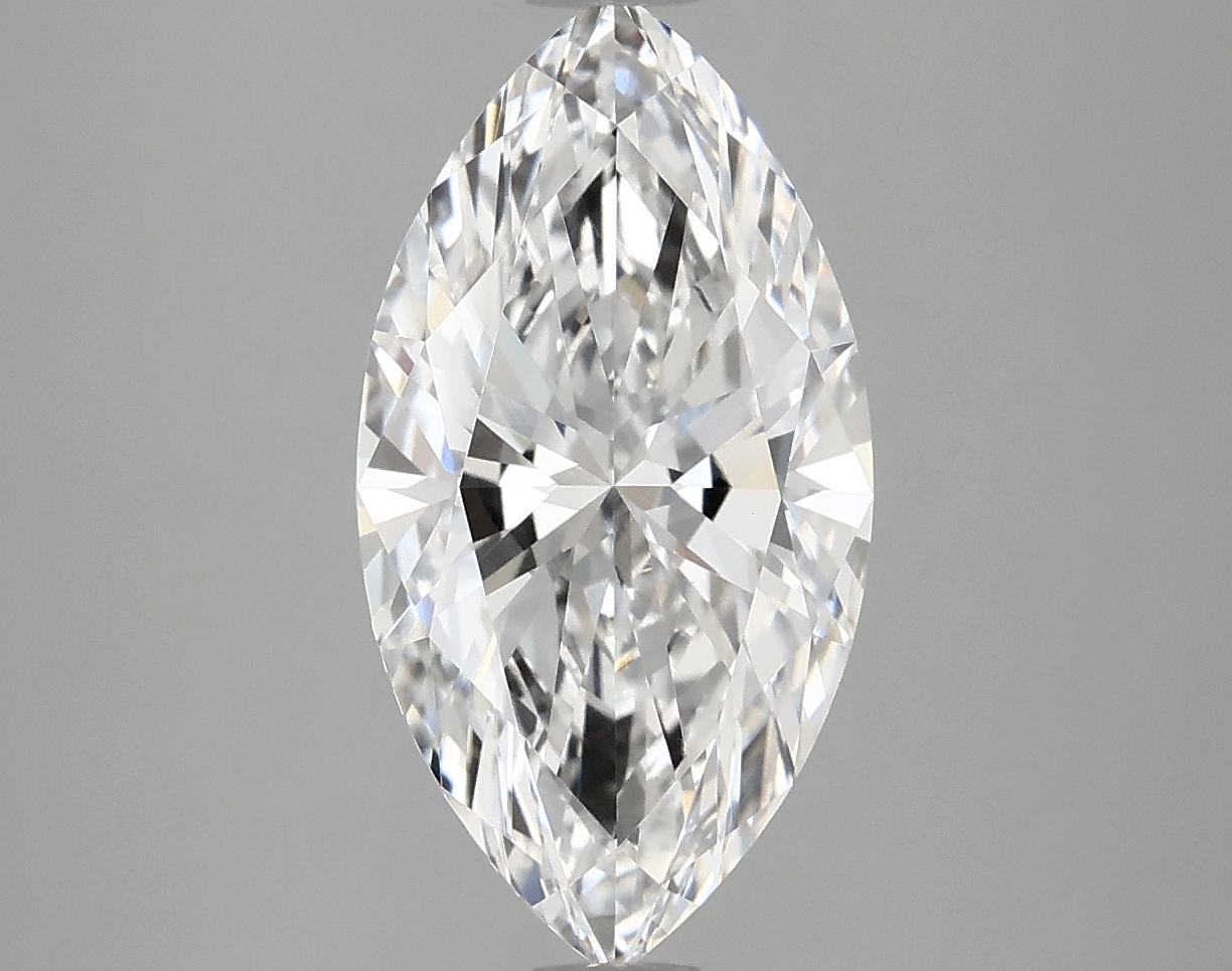 2.99 Carat Marquise Shaped Excellent Cut VVS2 IGI Certified Lab Grown Diamond