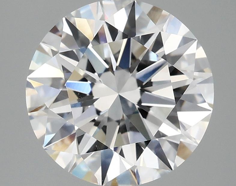 3.06 Carat Round Shaped Ideal Cut VVS2 IGI Certified Lab Grown Diamond