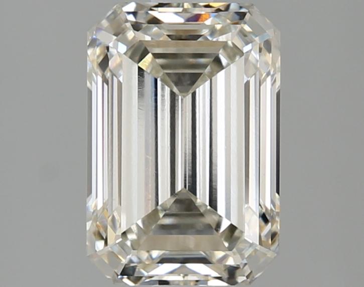 2.57 Carat Emerald Shaped Ideal Cut VVS1 IGI Certified Lab Grown Diamond