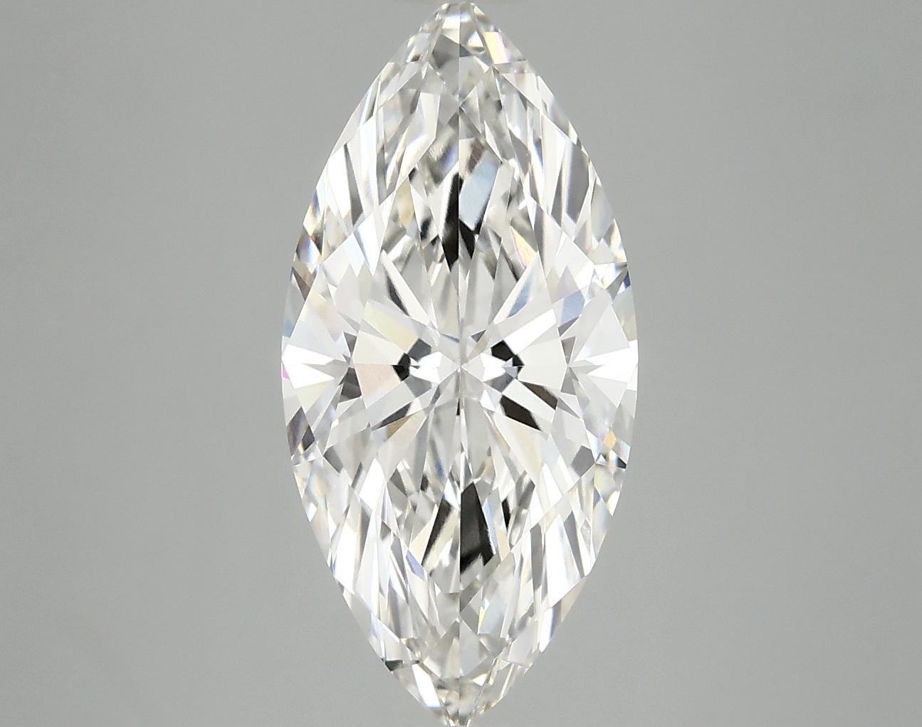 3.0 Carat Marquise Shaped Excellent Cut VVS2 IGI Certified Lab Grown Diamond