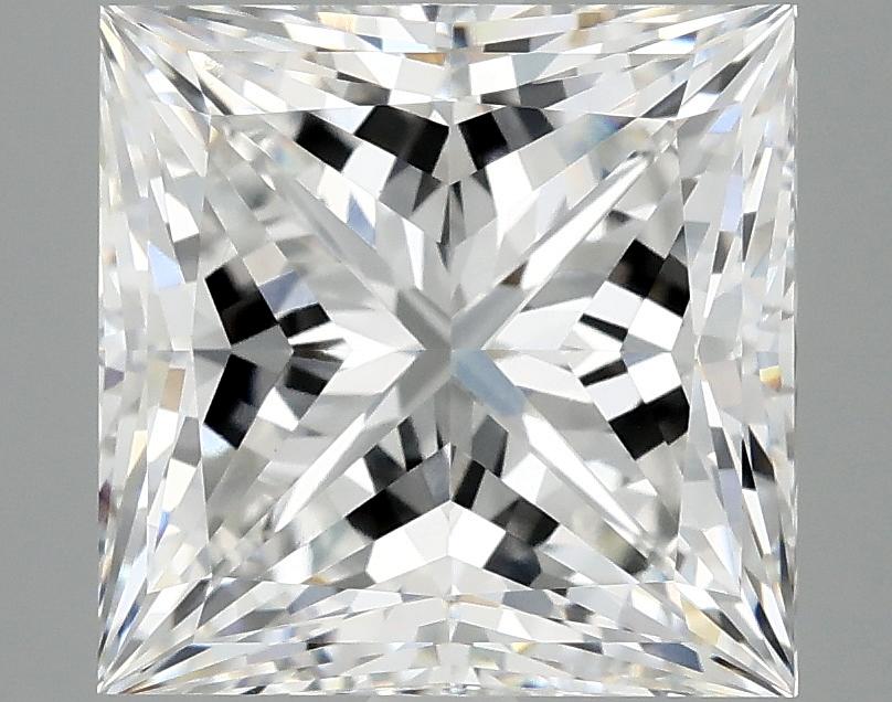 5.04 Carat Princess Shaped Ideal Cut VVS2 IGI Certified Lab Grown Diamond