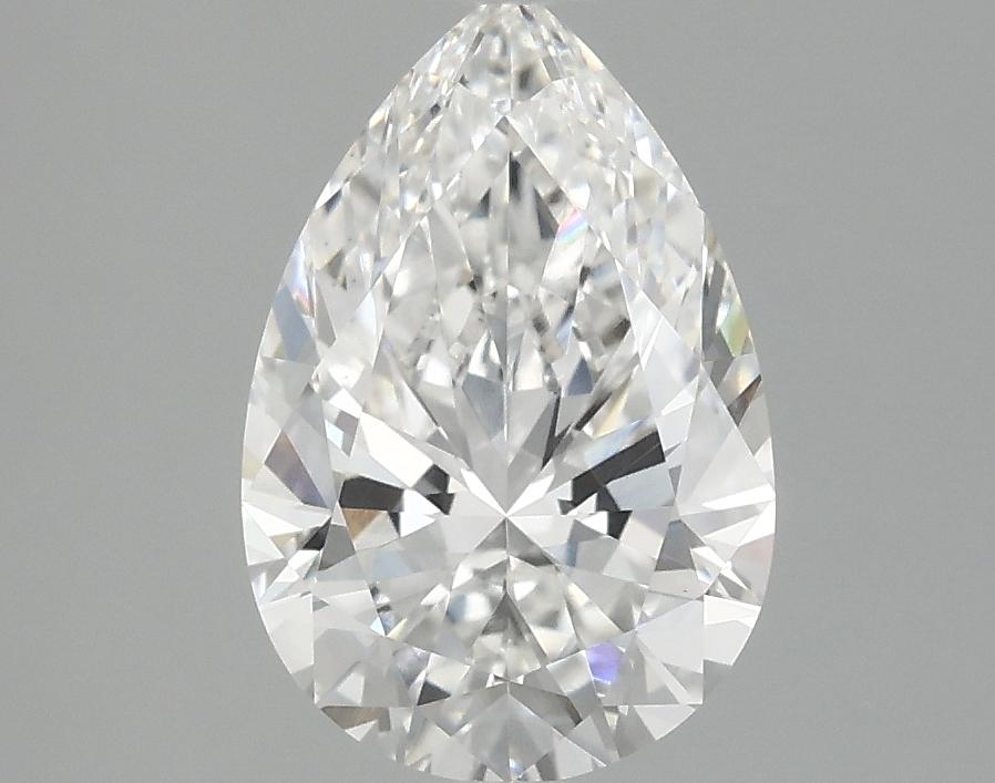 2.08 Carat Pear Shaped Excellent Cut VVS2 IGI Certified Lab Grown Diamond