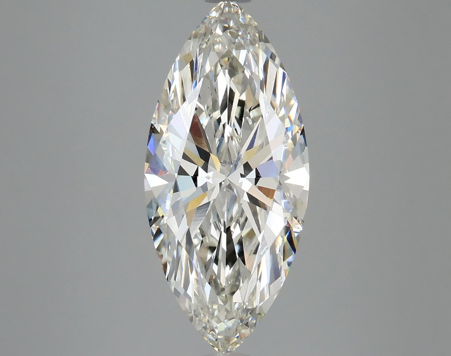 4.02 Carat Marquise Shaped Excellent Cut VS1 IGI Certified Lab Grown Diamond