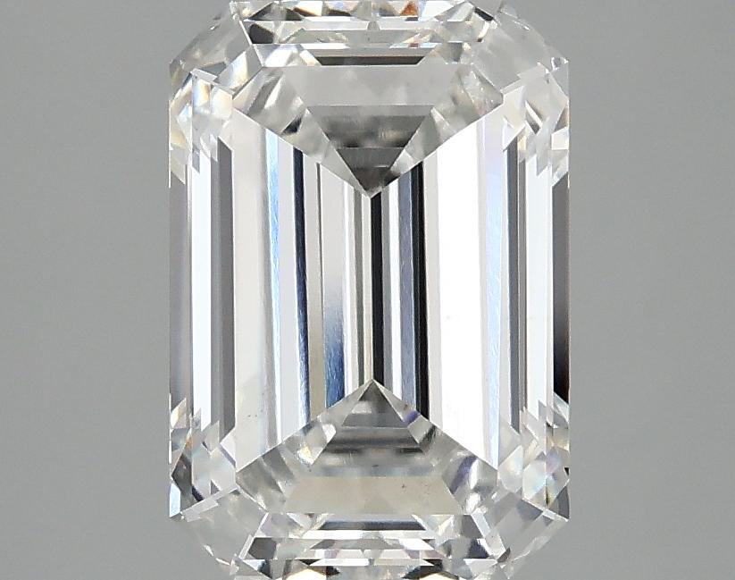 2.83 Carat Emerald Shaped Ideal Cut VS1 IGI Certified Lab Grown Diamond
