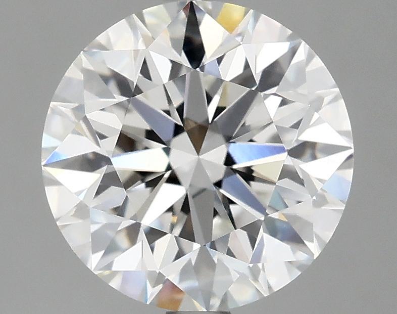 3.04 Carat Round Shaped Excellent Cut VVS2 IGI Certified Lab Grown Diamond