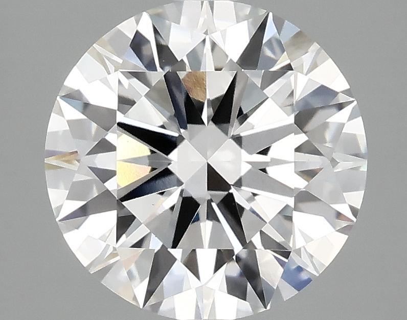 3.08 Carat Round Shaped Ideal Cut VVS2 IGI Certified Lab Grown Diamond