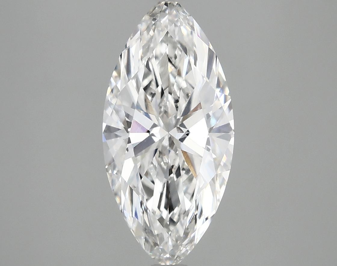 2.07 Carat Marquise Shaped Excellent Cut VVS2 IGI Certified Lab Grown Diamond