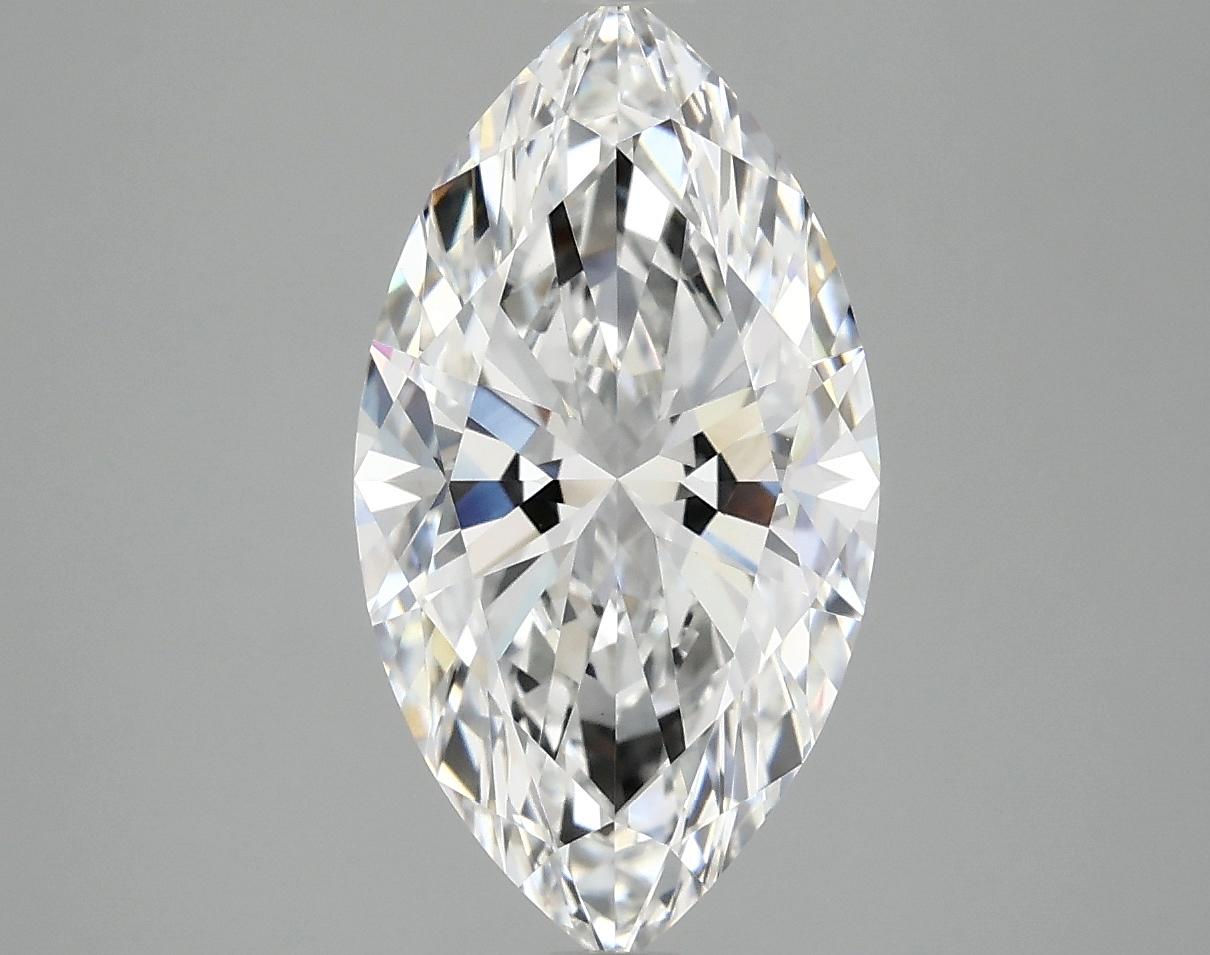 3.08 Carat Marquise Shaped Excellent Cut VVS2 IGI Certified Lab Grown Diamond