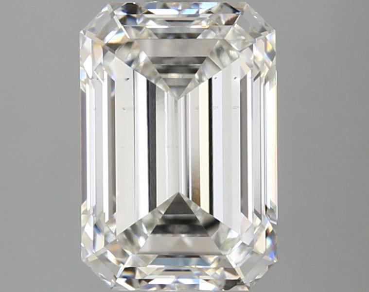 2.98 Carat Emerald Shaped Ideal Cut VS1 IGI Certified Lab Grown Diamond