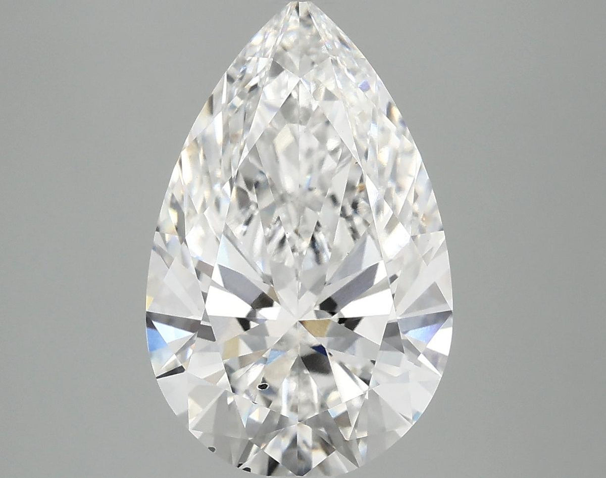 4.03 Carat Pear Shaped Ideal Cut SI1 IGI Certified Lab Grown Diamond