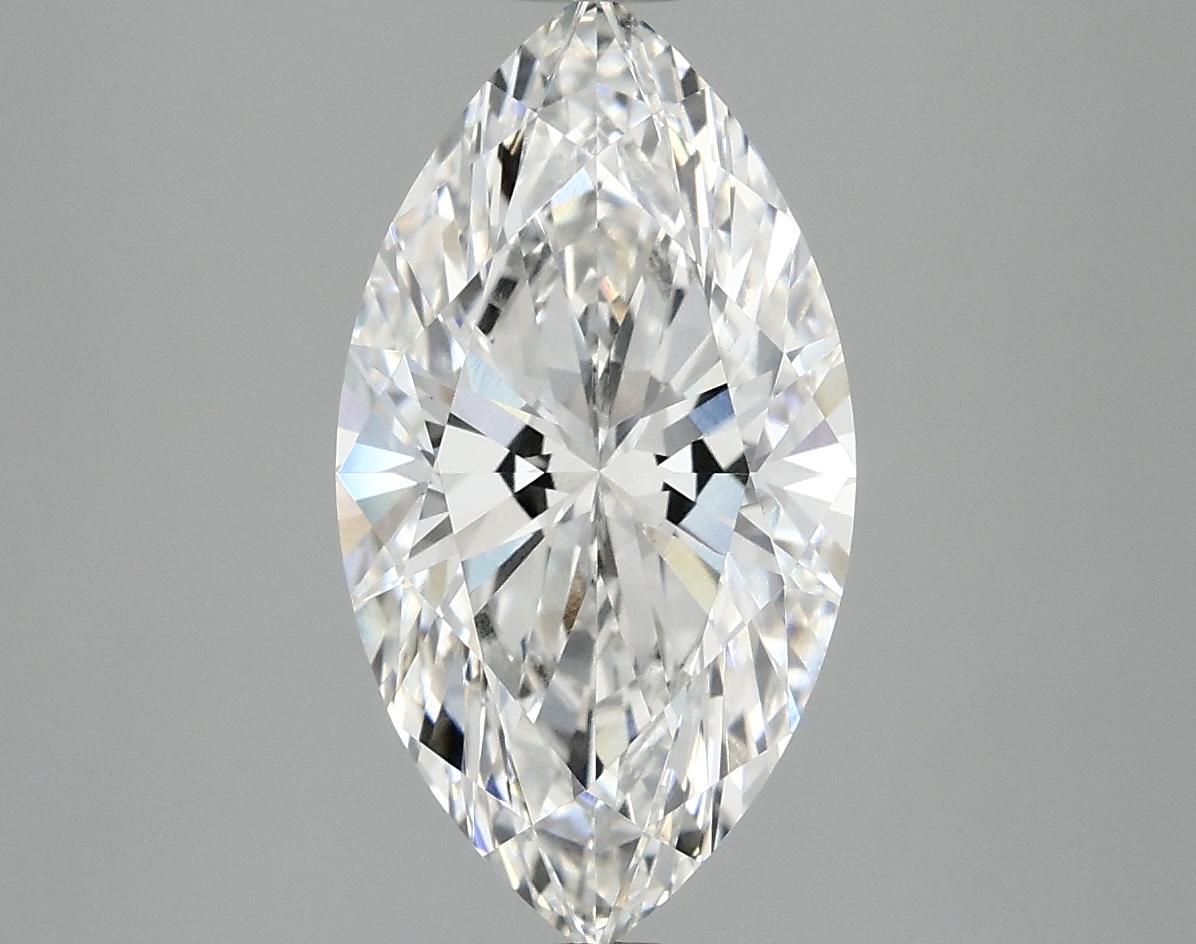 3.07 Carat Marquise Shaped Excellent Cut VVS2 IGI Certified Lab Grown Diamond