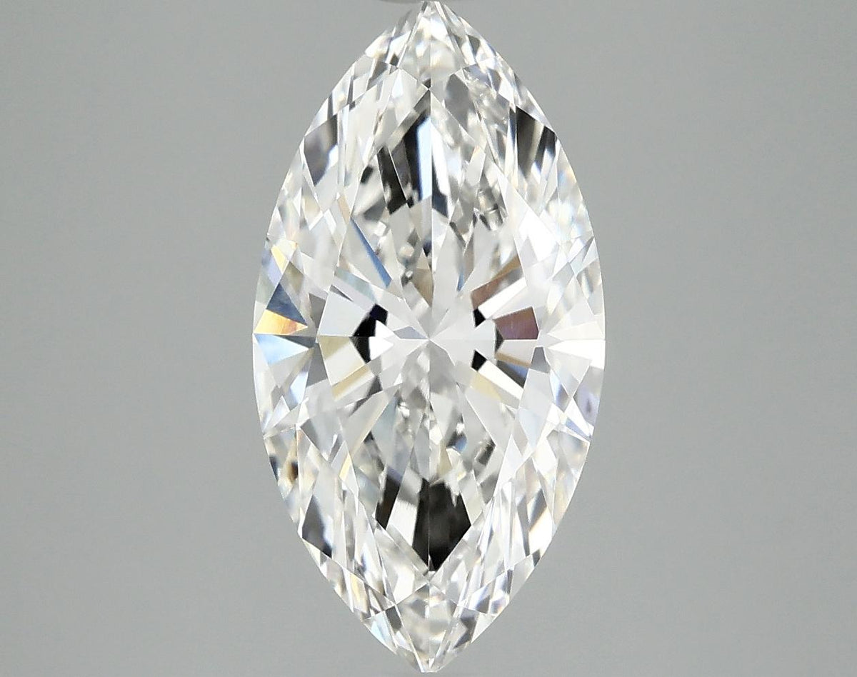 3.09 Carat Marquise Shaped Ideal Cut VVS2 IGI Certified Lab Grown Diamond