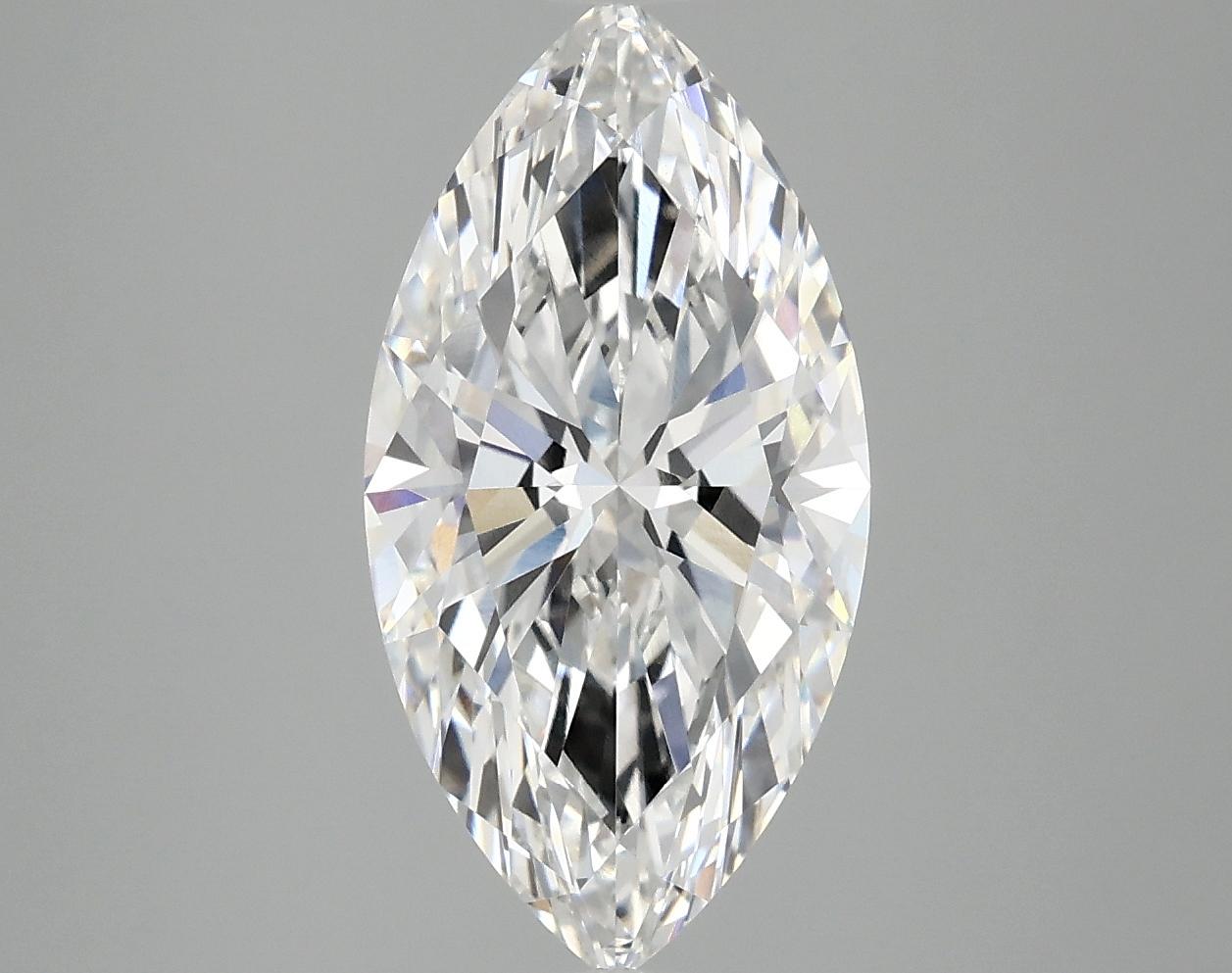 3.08 Carat Marquise Shaped Ideal Cut VS1 IGI Certified Lab Grown Diamond
