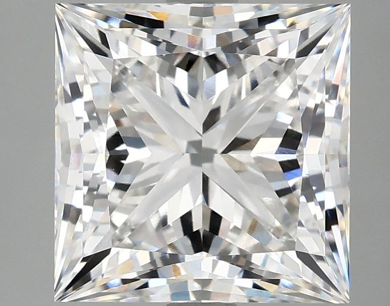 4.06 Carat Princess Shaped Ideal Cut VVS2 IGI Certified Lab Grown Diamond