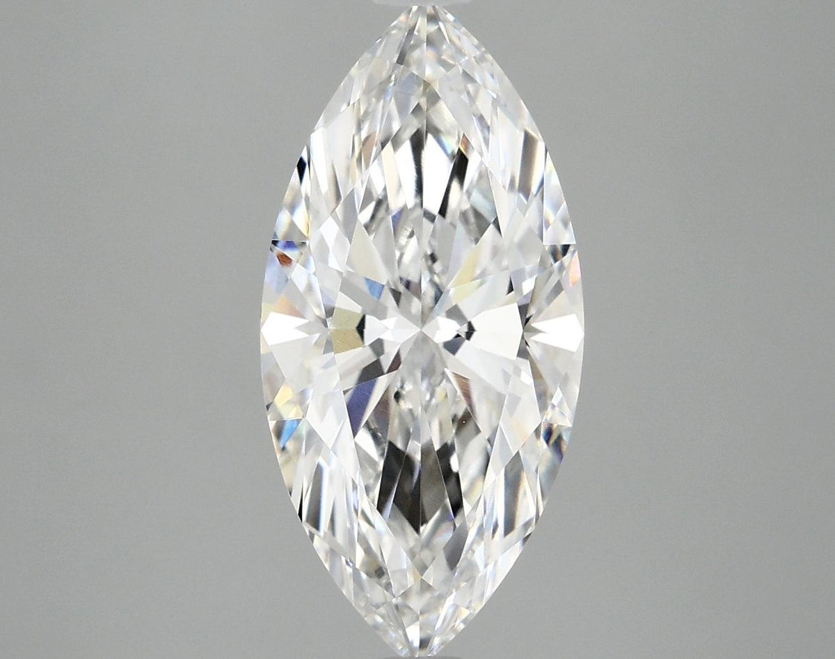 3.06 Carat Marquise Shaped Excellent Cut VVS2 IGI Certified Lab Grown Diamond