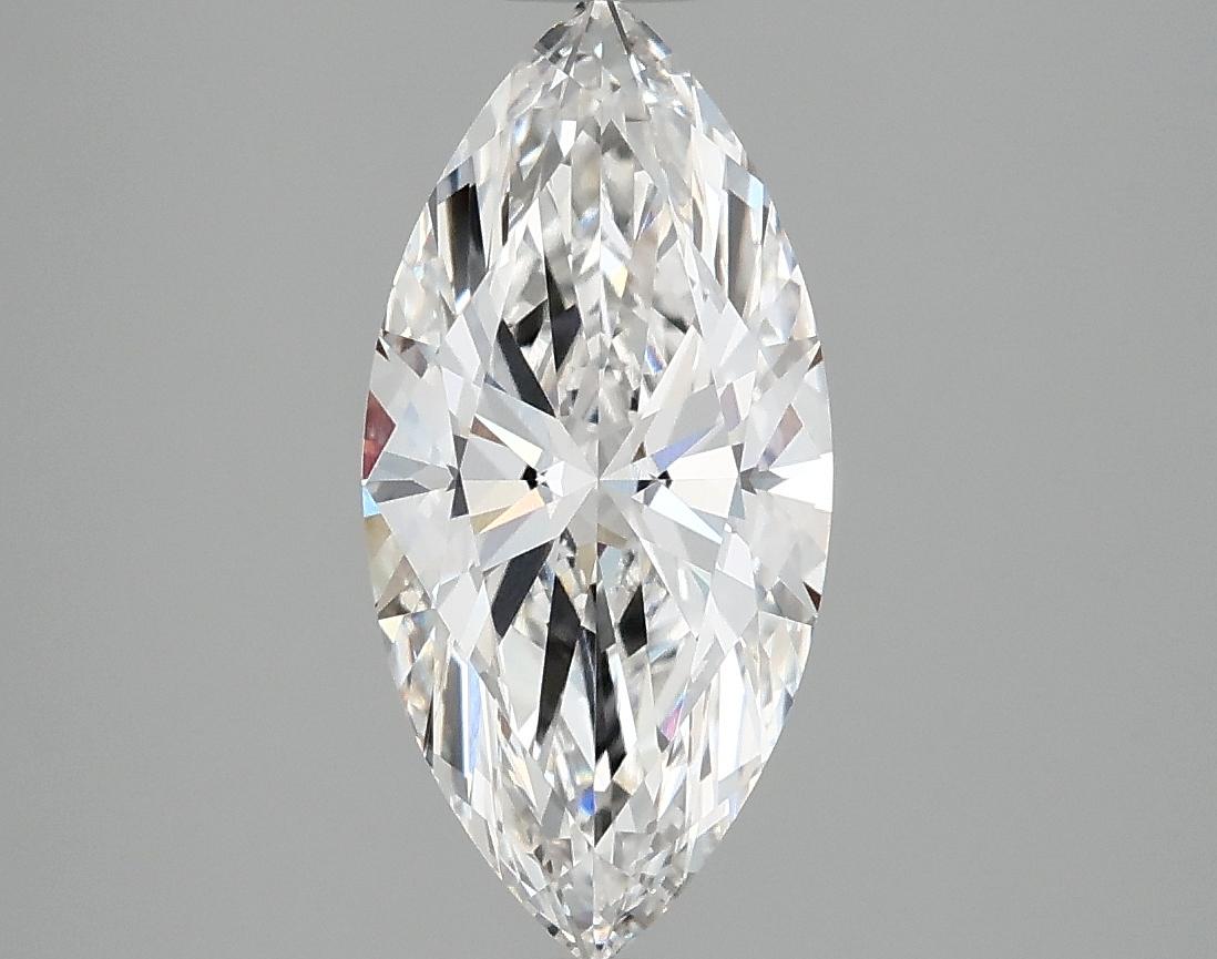 2.08 Carat Marquise Shaped Excellent Cut VVS2 IGI Certified Lab Grown Diamond