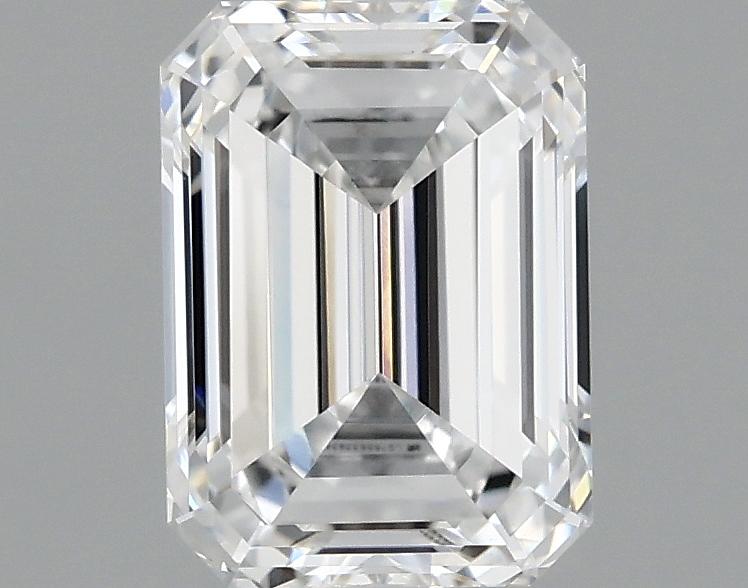 0.98 Carat Emerald Shaped Excellent Cut VVS2 IGI Certified Lab Grown Diamond