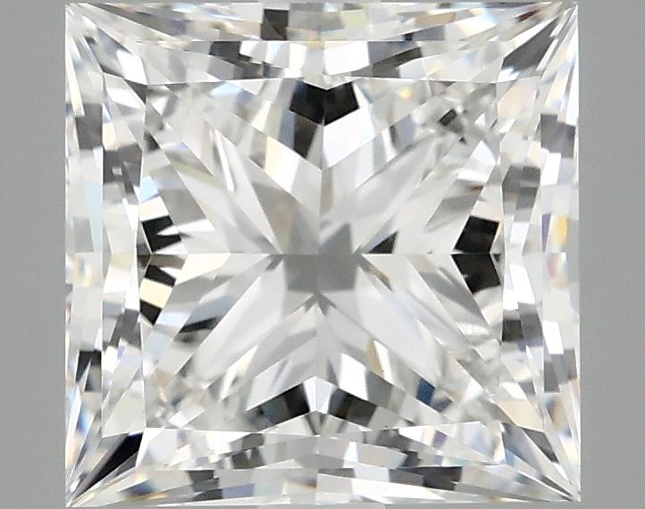 4.09 Carat Princess Shaped Ideal Cut VVS2 IGI Certified Lab Grown Diamond