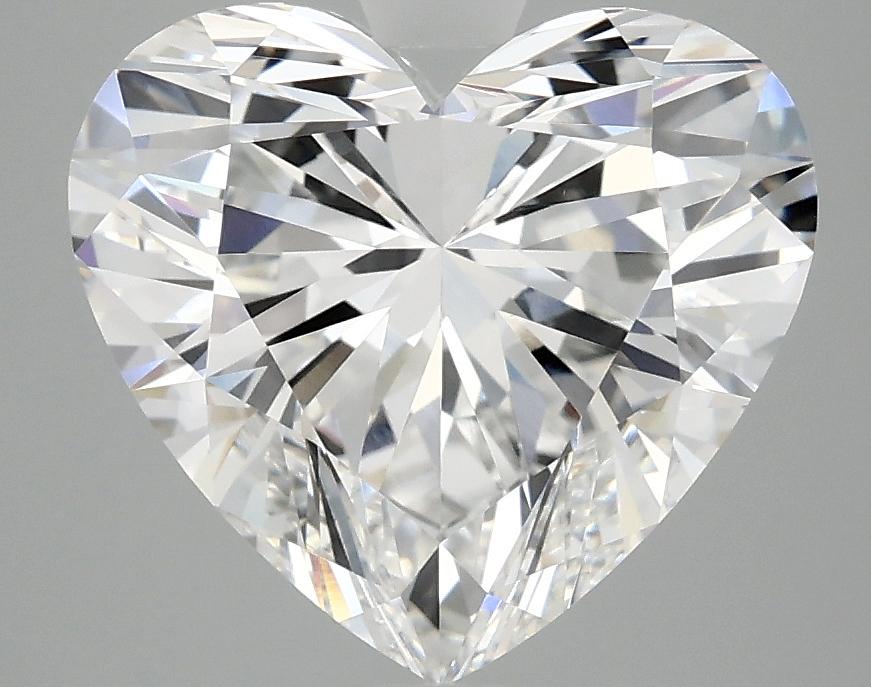 4.05 Carat Heart Shaped Ideal Cut VVS2 IGI Certified Lab Grown Diamond