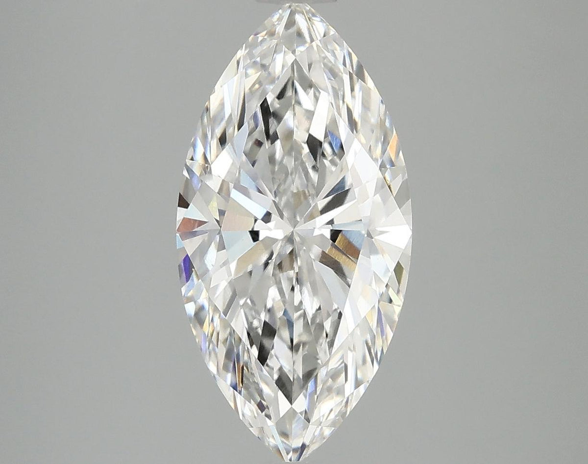 2.97 Carat Marquise Shaped Ideal Cut VS2 IGI Certified Lab Grown Diamond