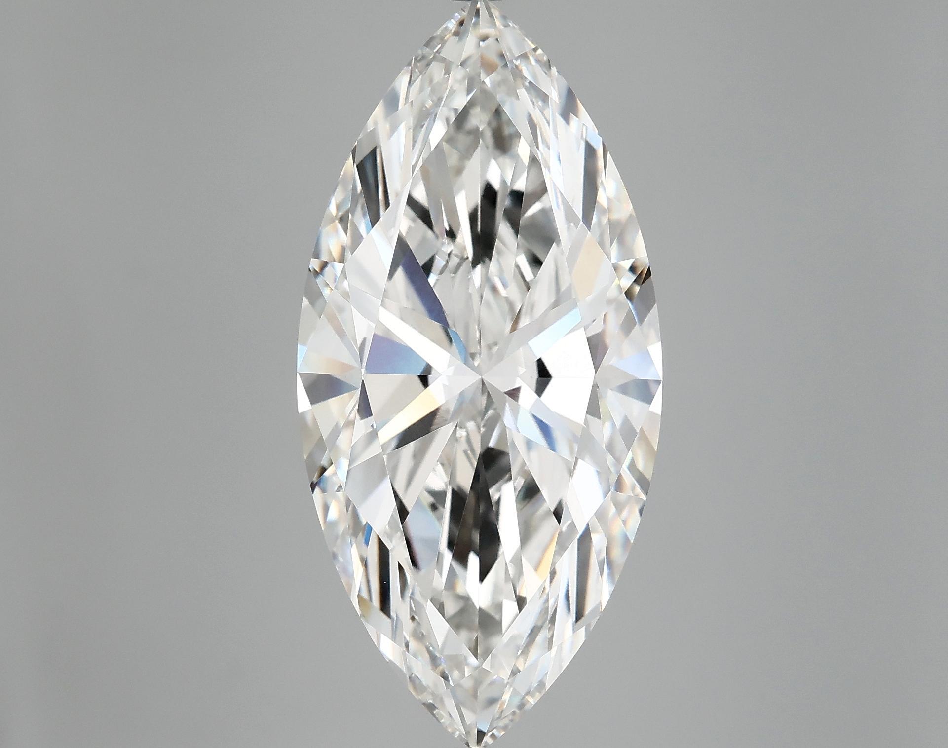 10.08 Carat Marquise Shaped Excellent Cut VVS2 IGI Certified Lab Grown Diamond
