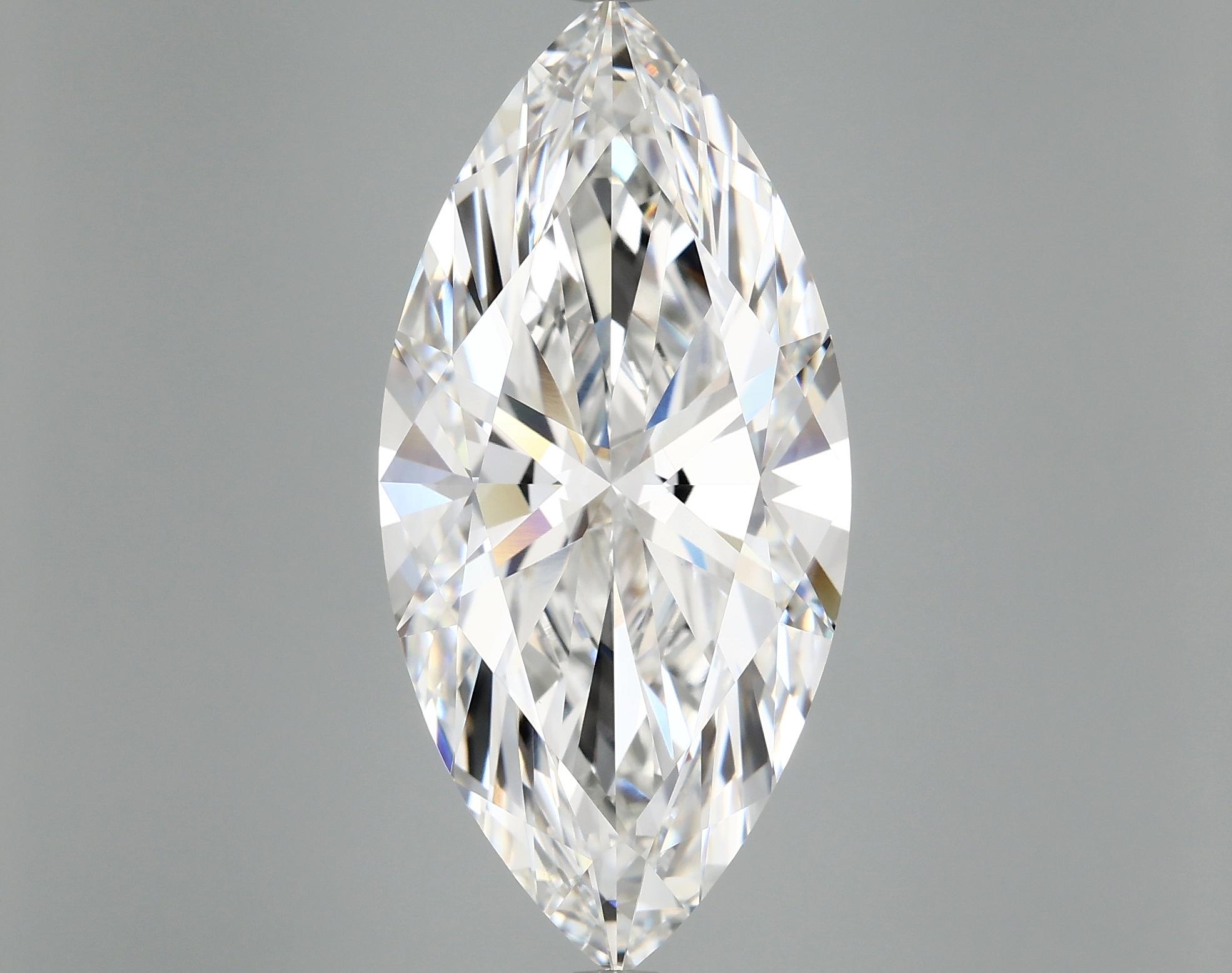9.69 Carat Marquise Shaped Excellent Cut VVS2 IGI Certified Lab Grown Diamond