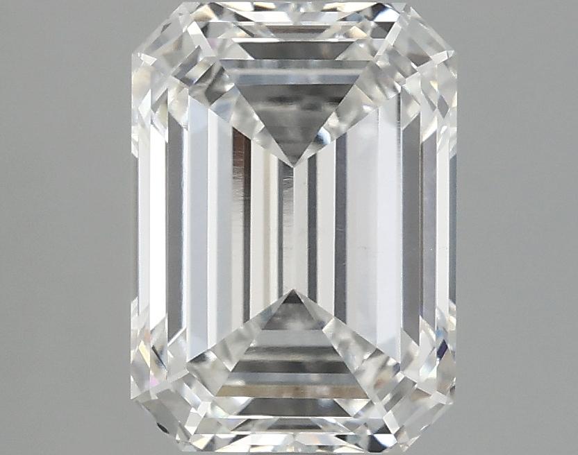 3.08 Carat Emerald Shaped Excellent Cut VS1 IGI Certified Lab Grown Diamond