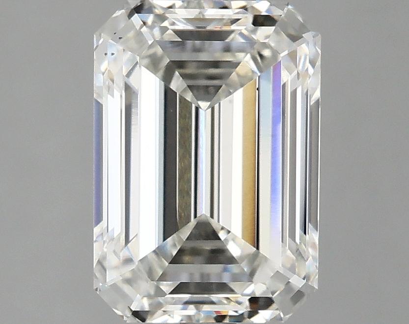 2.92 Carat Emerald Shaped Ideal Cut VS2 IGI Certified Lab Grown Diamond