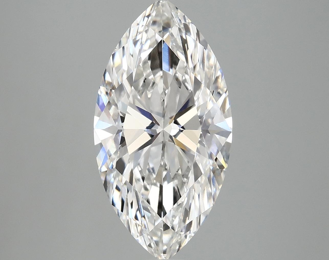 3.58 Carat Marquise Shaped Ideal Cut VVS2 IGI Certified Lab Grown Diamond