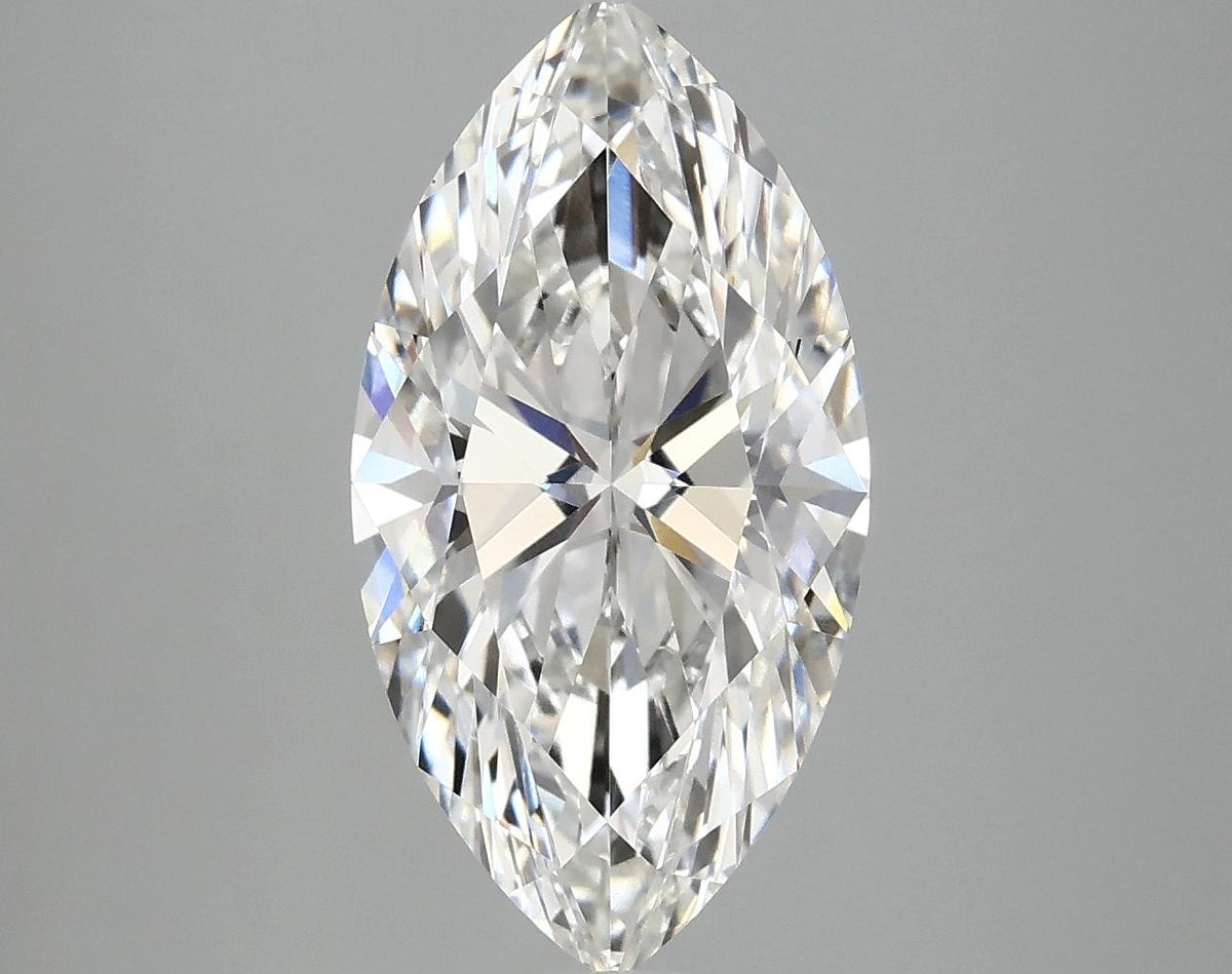 3.58 Carat Marquise Shaped Ideal Cut VVS2 IGI Certified Lab Grown Diamond