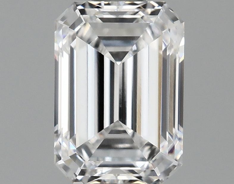 1.08 Carat Emerald Shaped Ideal Cut VVS2 IGI Certified Lab Grown Diamond